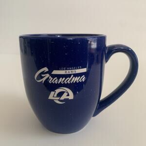 Los Angeles Rams Grandma Football NFL Blue Coffee Cup 16oz New For Grandma